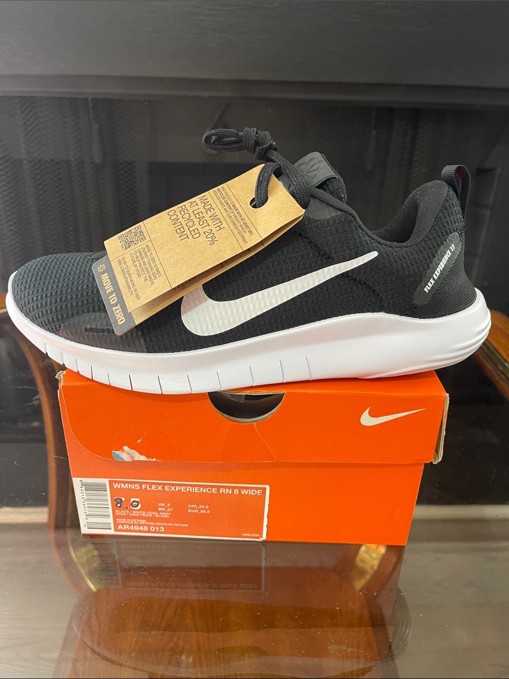Nike Black & White Women's Running Sneakers